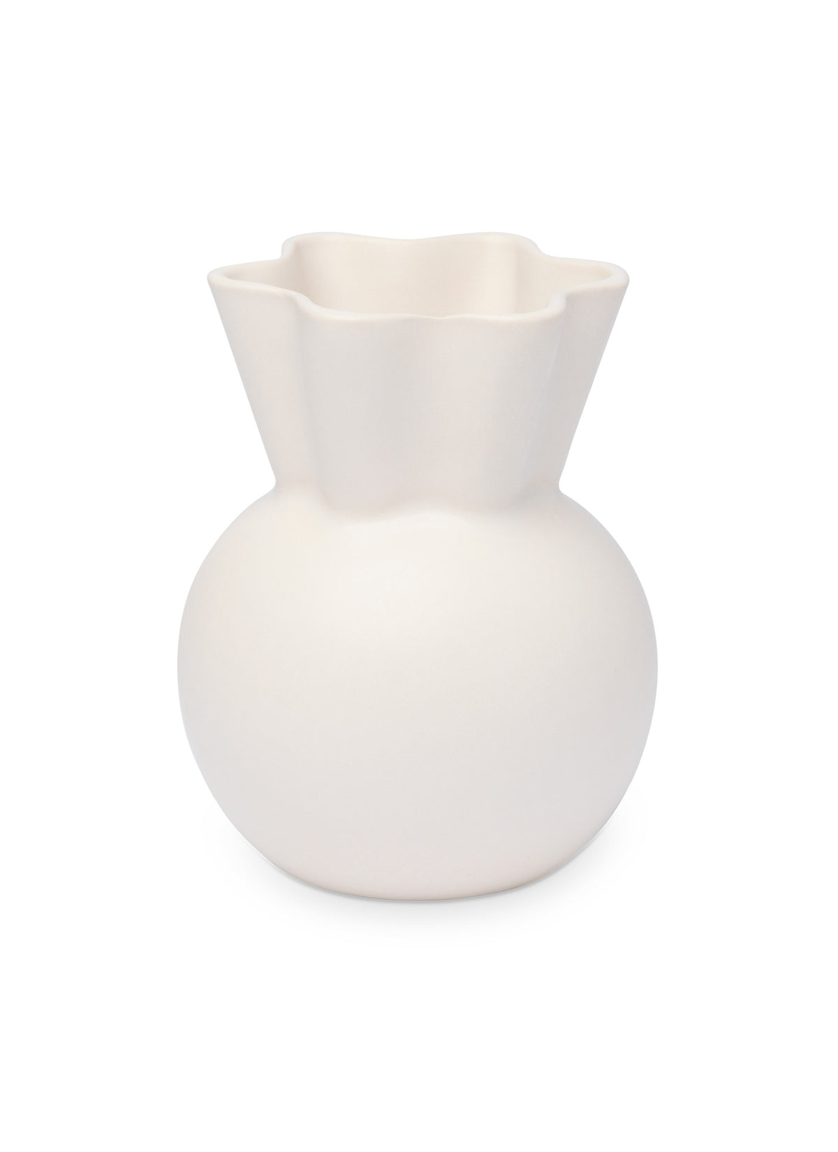 Vase, buet topp, liten