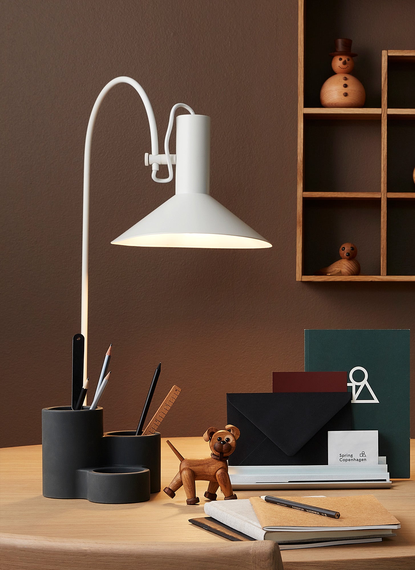 Formel bordlampe (hvit)