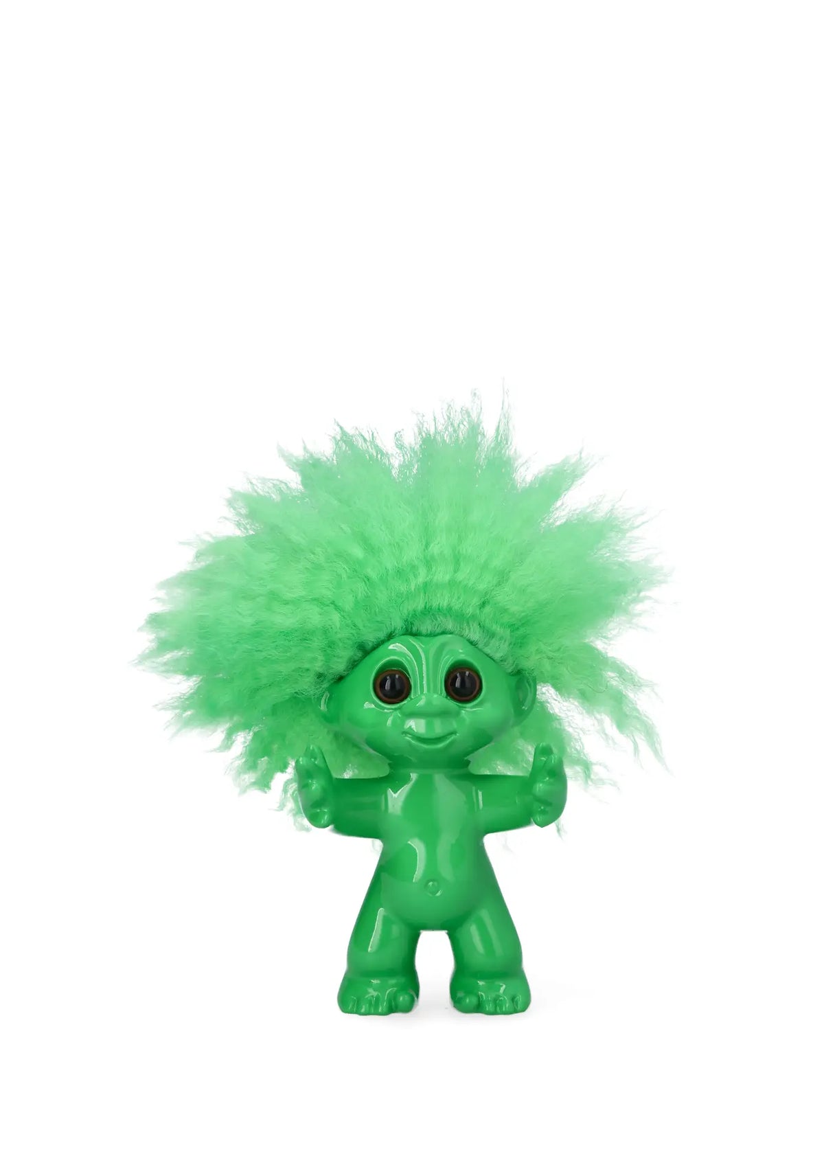 Lykketroll, grønn, 9 cm