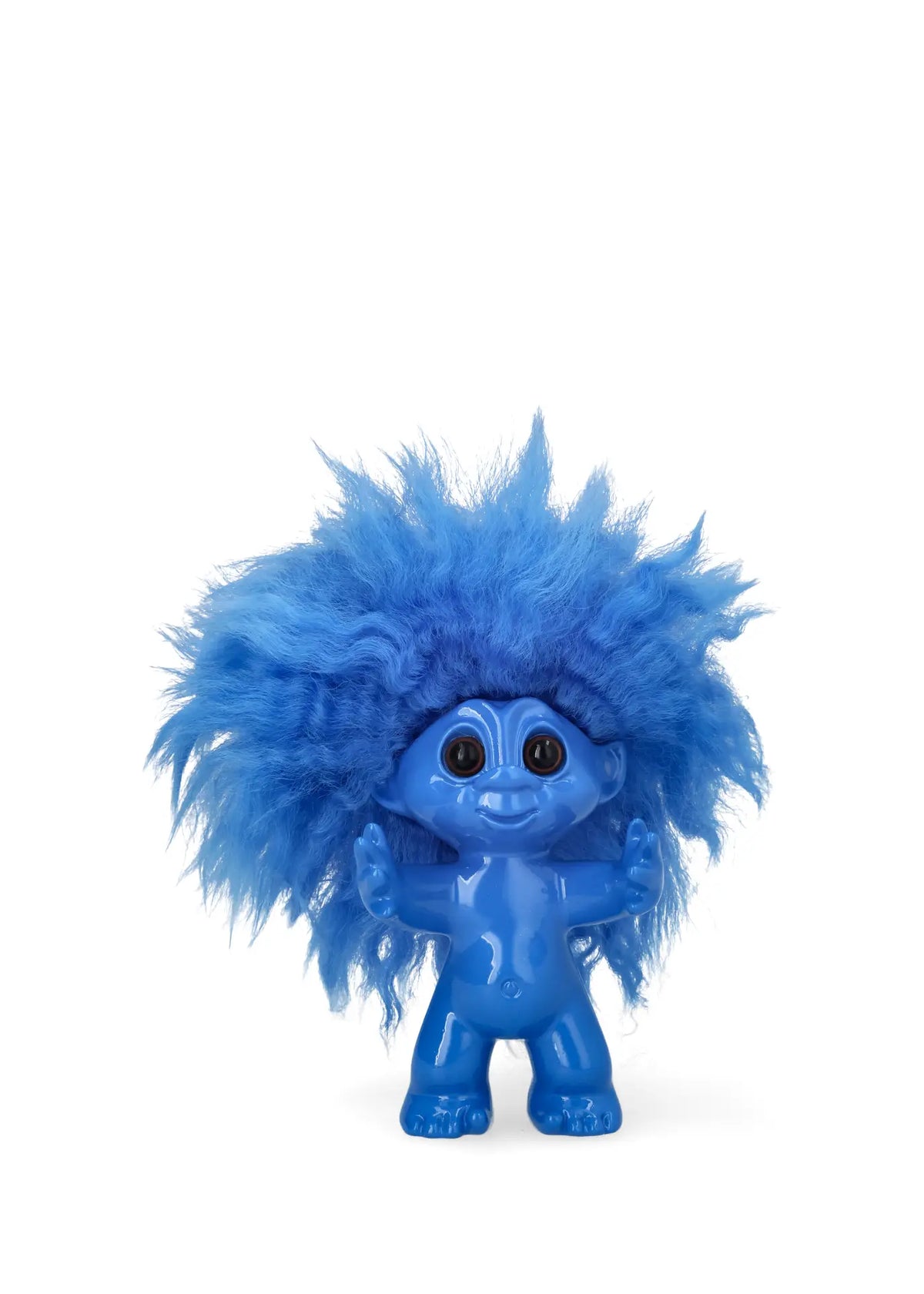 Lykketroll, lyseblå, 9 cm