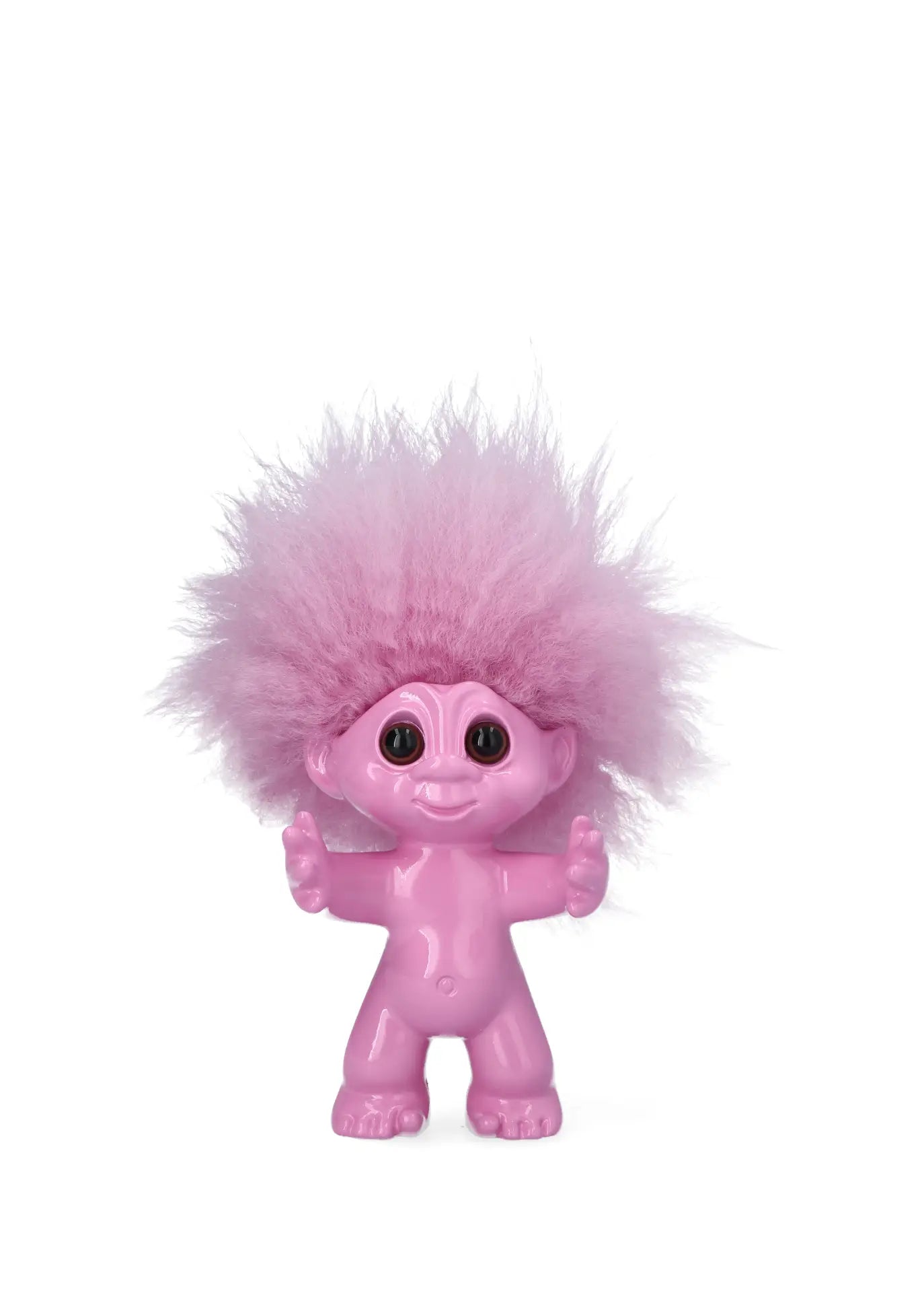 Lykketroll, pink, 9 cm