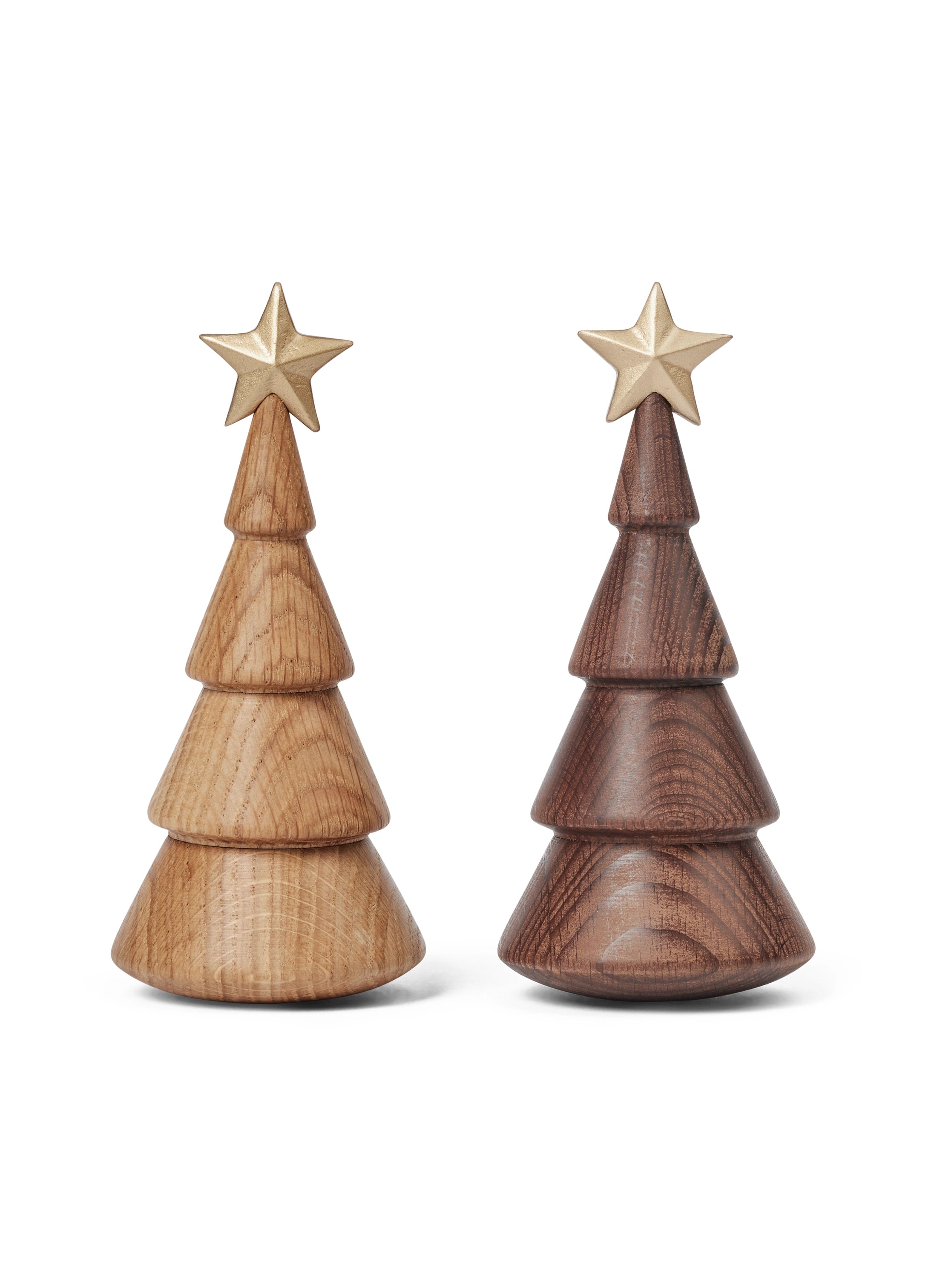 Juletreet, eg, gullstjerne