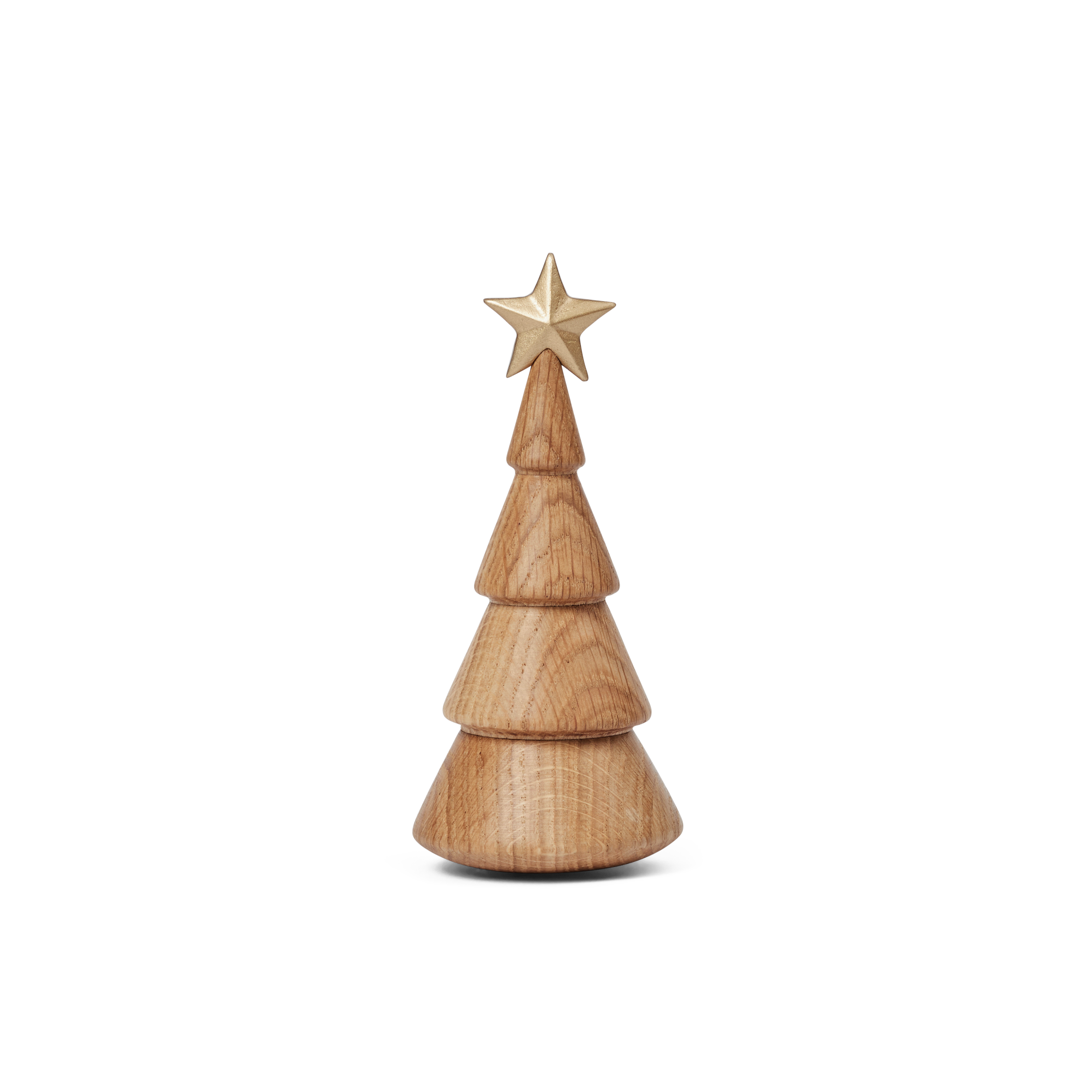 Juletreet, eg, gullstjerne