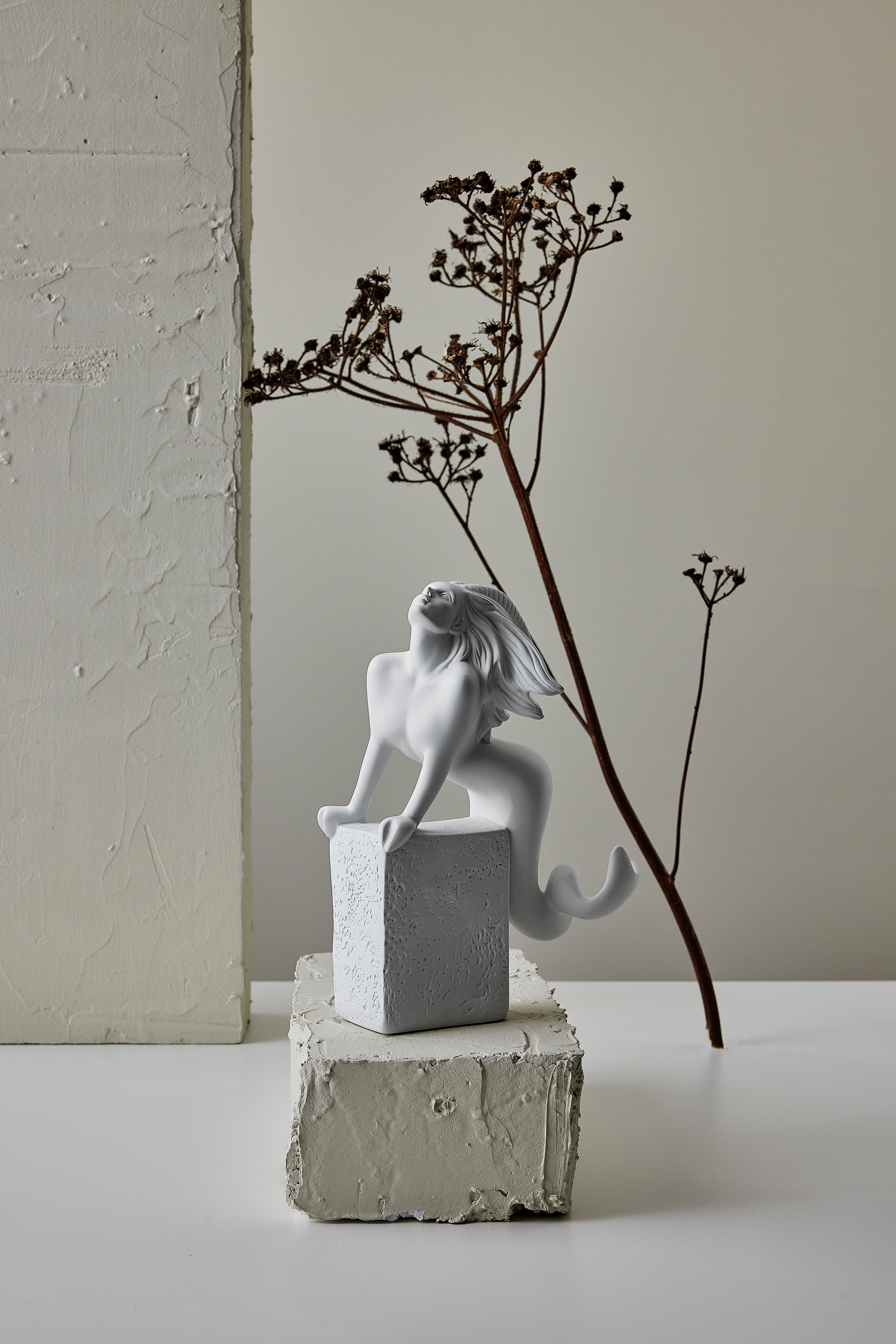 Steinbukk, Christel, porselen