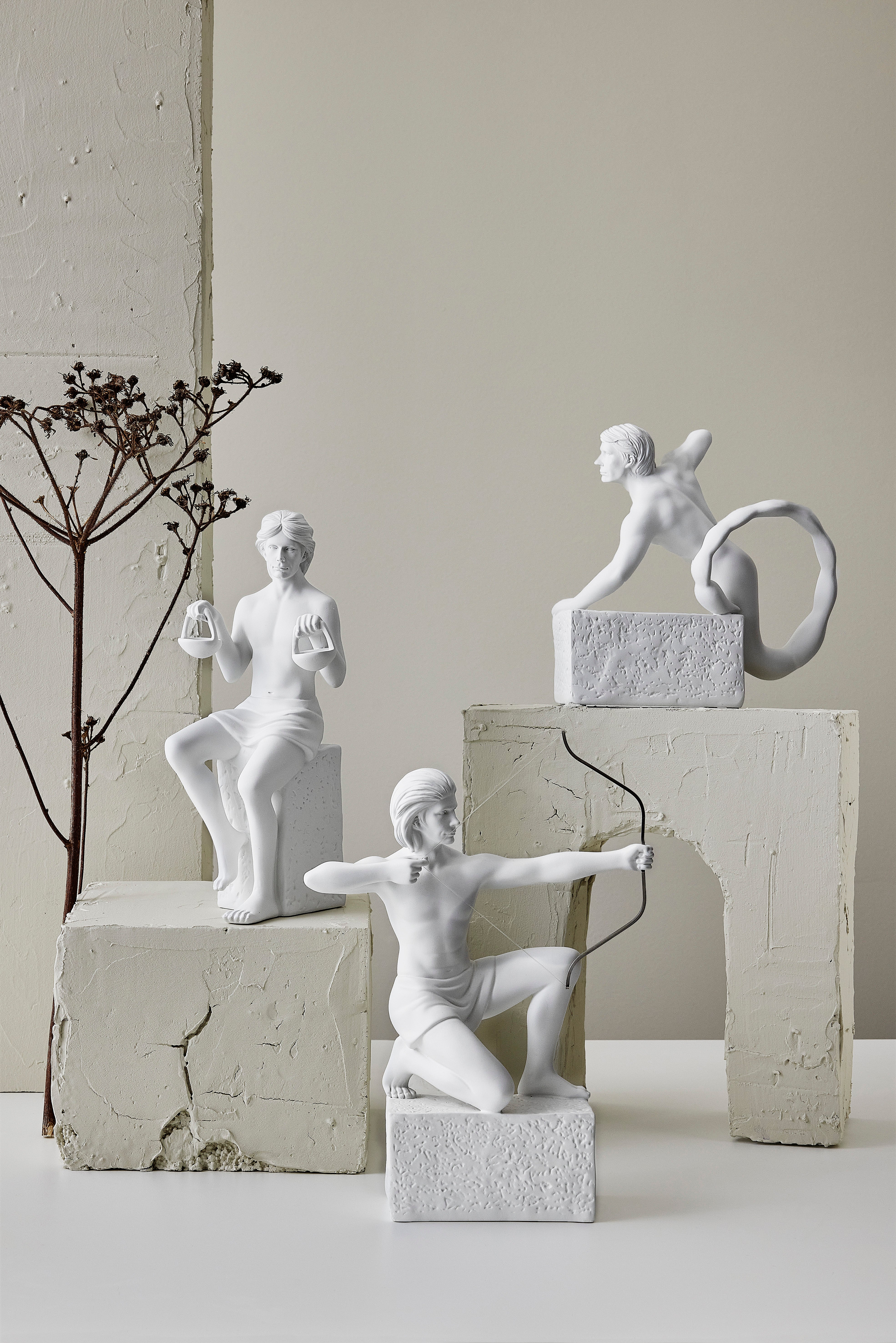 Skorpionen, Christel, mann, porselen