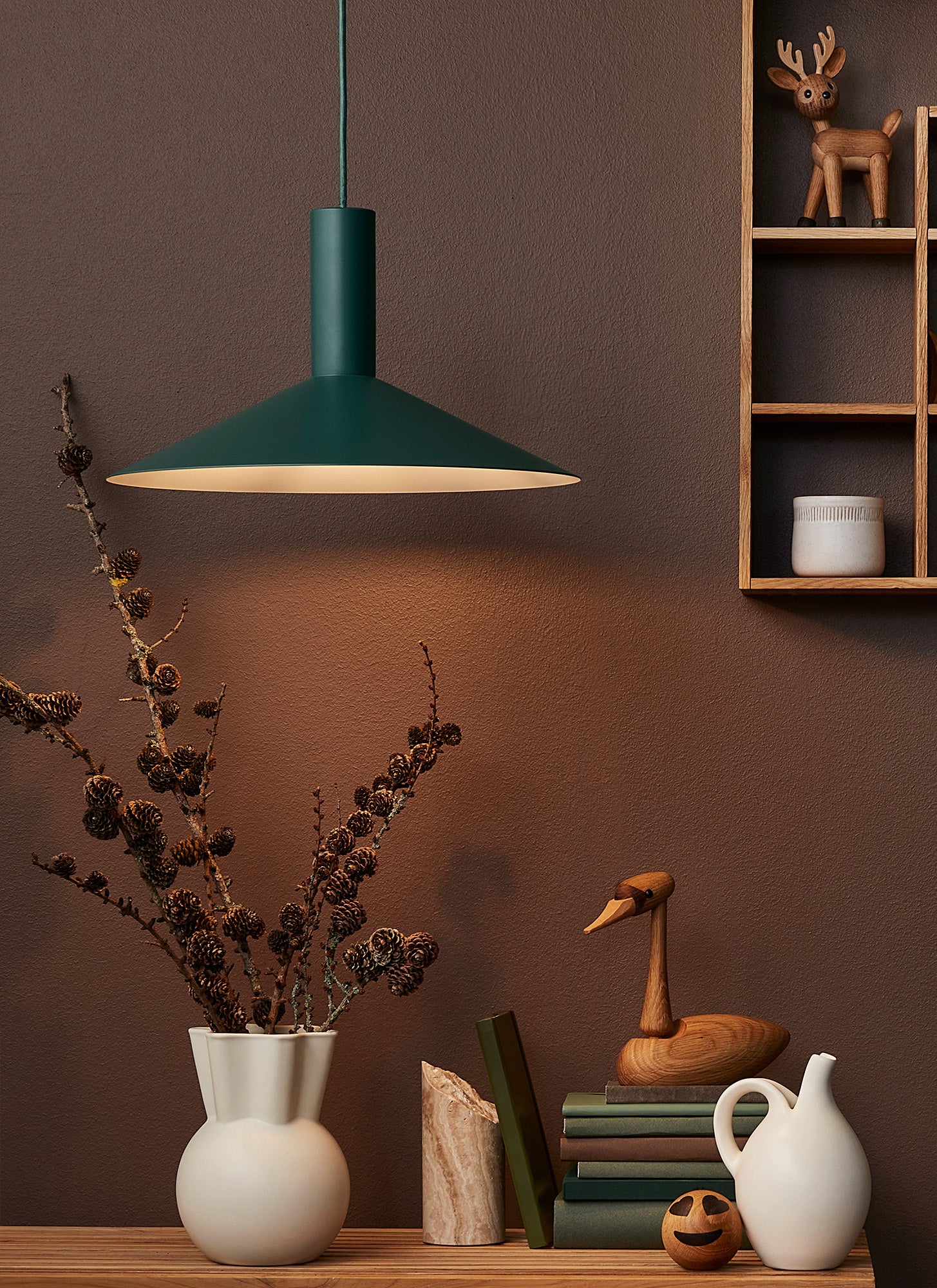 Formel pendellampe Ø50 (skoggrønn)